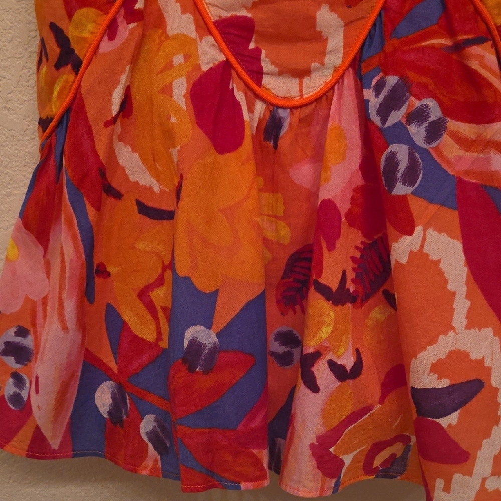 Catimini Bright Orange Dress - Picture 5 of 10